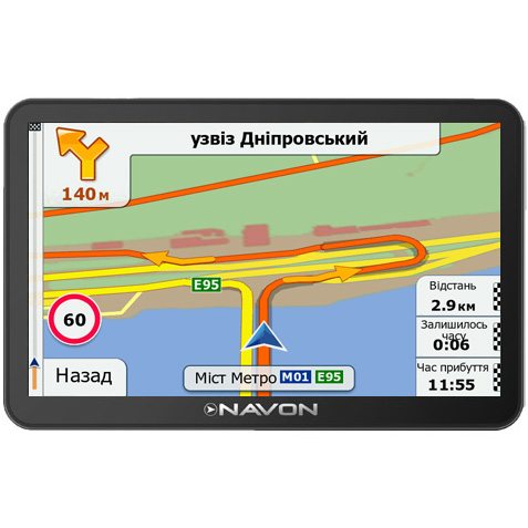 Navon N670 (with map of Ukraine) navigation device