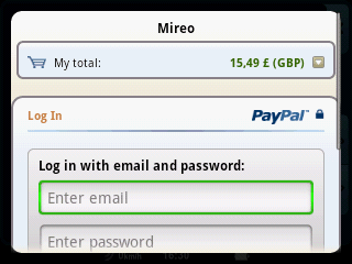 Purchase Mireo with PayPal