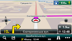 Прокладений маршрут в Одесі